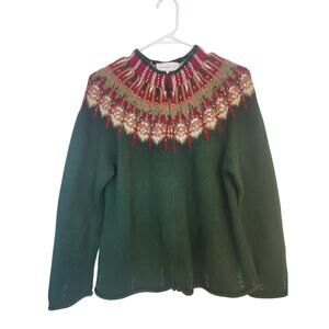 Susan‎ Bristol Vintage Raime Angora Beaded Cardigan Womens Size Medium